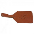 Leather Executive Accessories Glazed Old World Luggage Tag